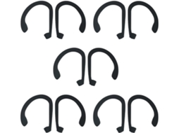 Toddmomy Lote 5 Pares Suporta Crochês De Silicone Oreillettes Sans Fil Anti-slip Confortables Uso Amical