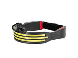 Lanterna De Cabeça Inteligente De Led Branca + Vermelha 350 Lúmens Recarregável Via Usb Para Ciclismo Aventuras E Pesca
