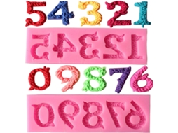 Molde De Silicone 3d Com Alfabeto E Número, Ferramentas Para Decoração De Bolos Com Pasta Americana Para Formas Detalhadas, Antiaderente E Fácil De Li