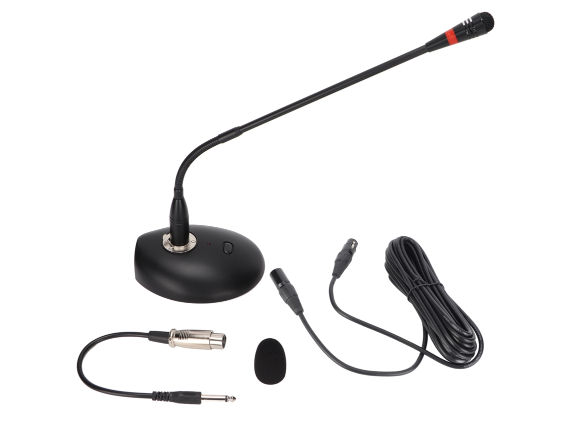 Microfone De Gooseneck Para Conferência E Transmissão