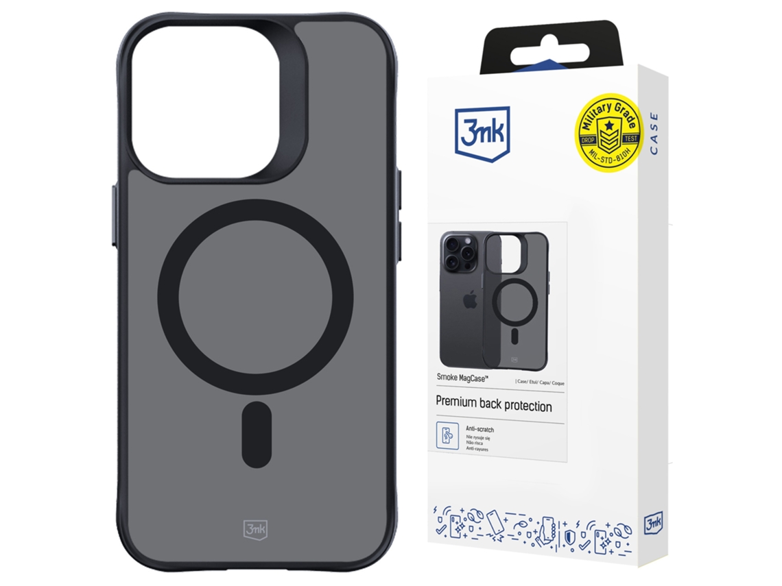 3mk Smoke Magcase Para Iphone 13 Pro Capa Protetora Magnética Com Magsafe