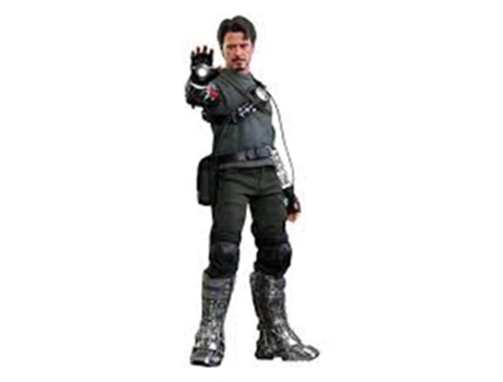 Figura Hot Toys IRON MAN Tony Stark Teste de Mech Deluxe 1:6 12 Figura de Ação