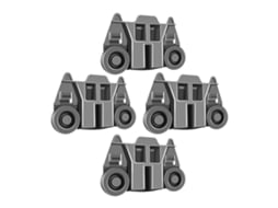 Conjunto de 4 rodízios de reposição para Lava louças AQUAFORGE