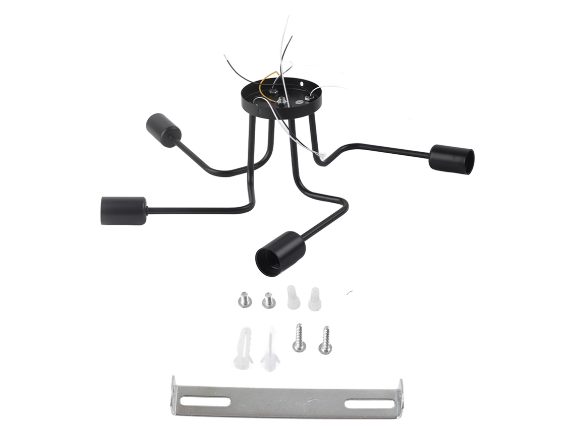 2026 lâmpada Pendente Led Estilo Retrô 110 240v 4xe27 Acessório Antigo para Estúdio Café Bar Corredor