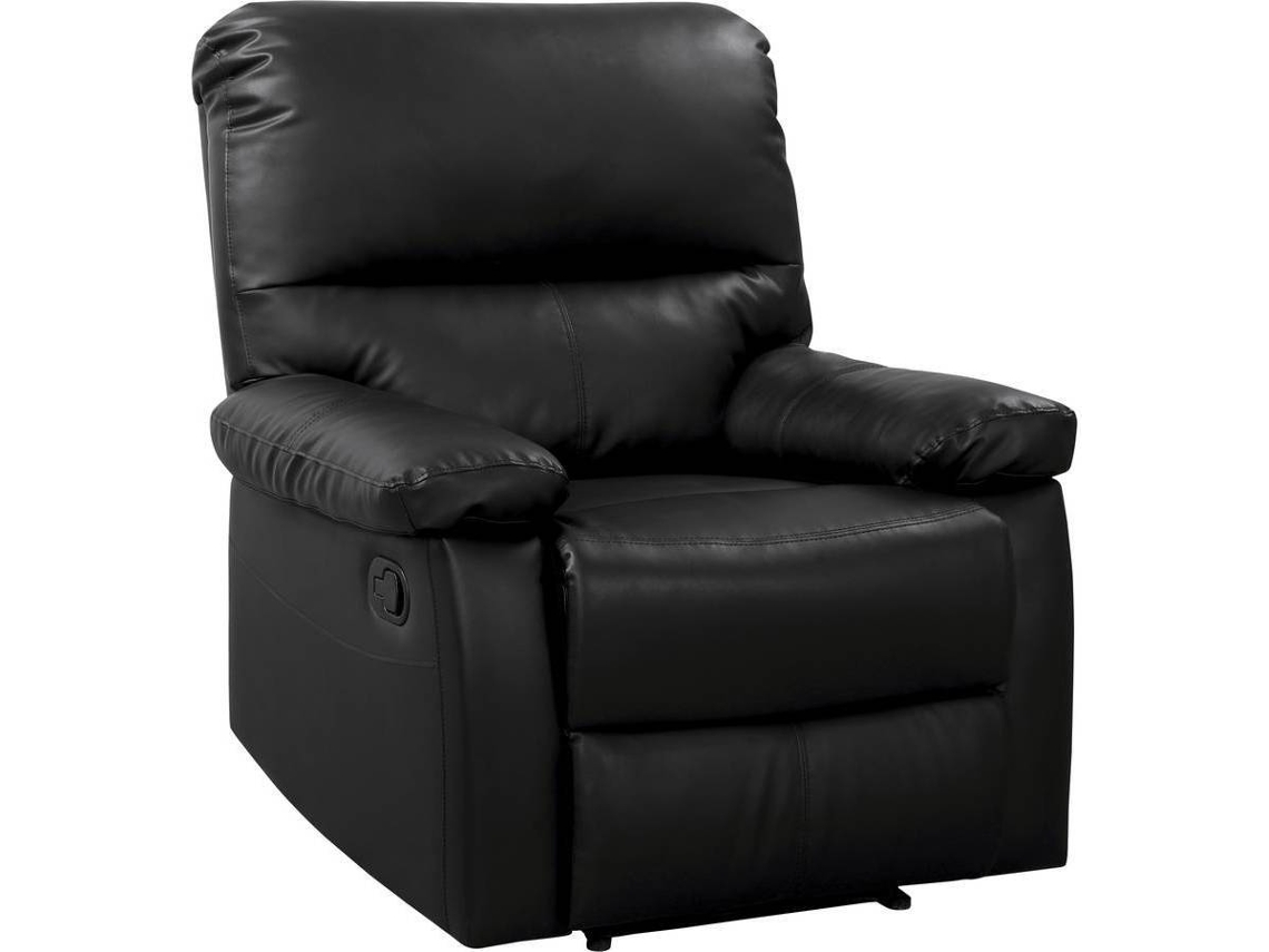 Cadeirão HABITAT ET JARDIN reclinable Lincoln Preto (90x89x103 cm - PVC e Madeira Contraplacada)