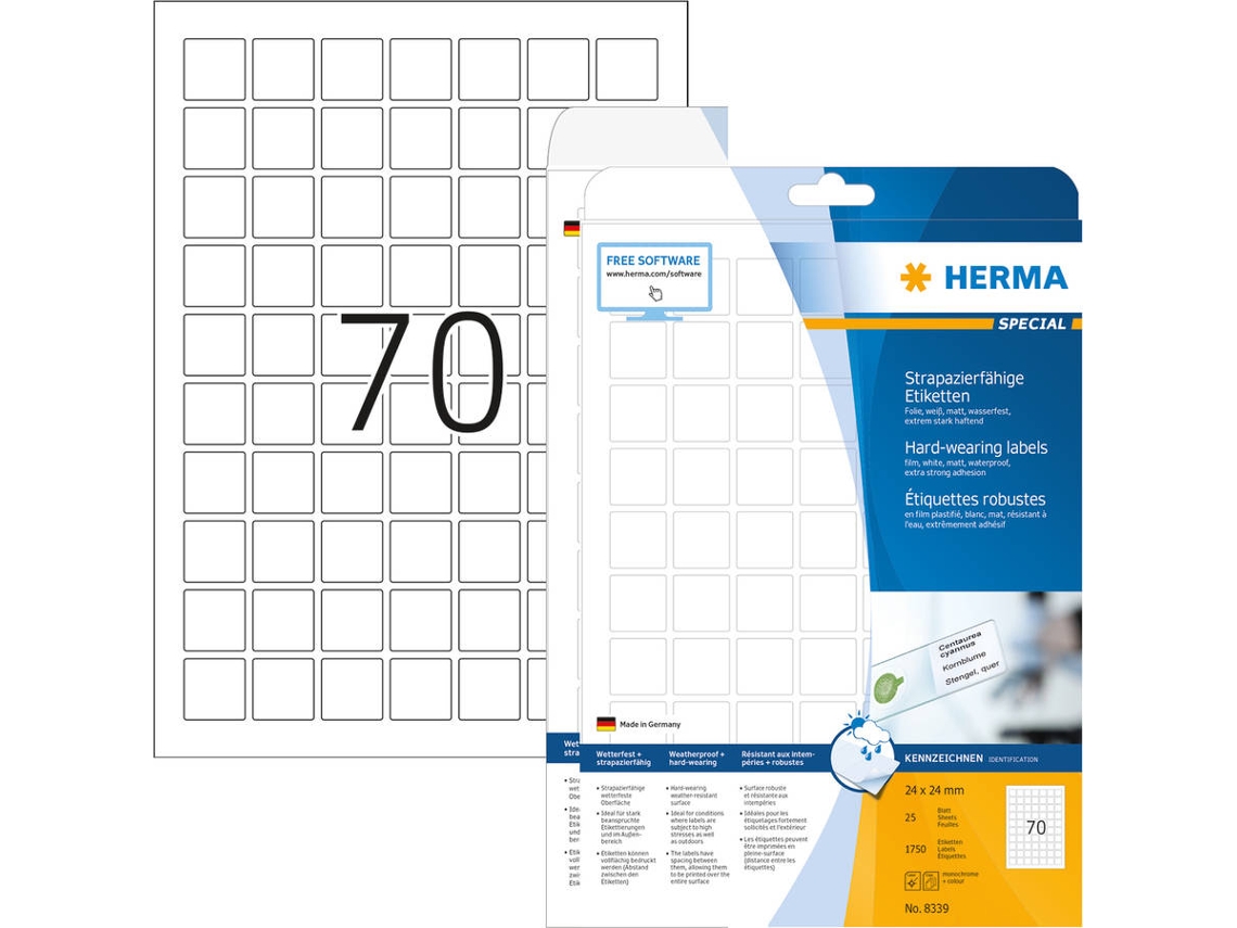 Etiquetas para impressão HERMA 8339