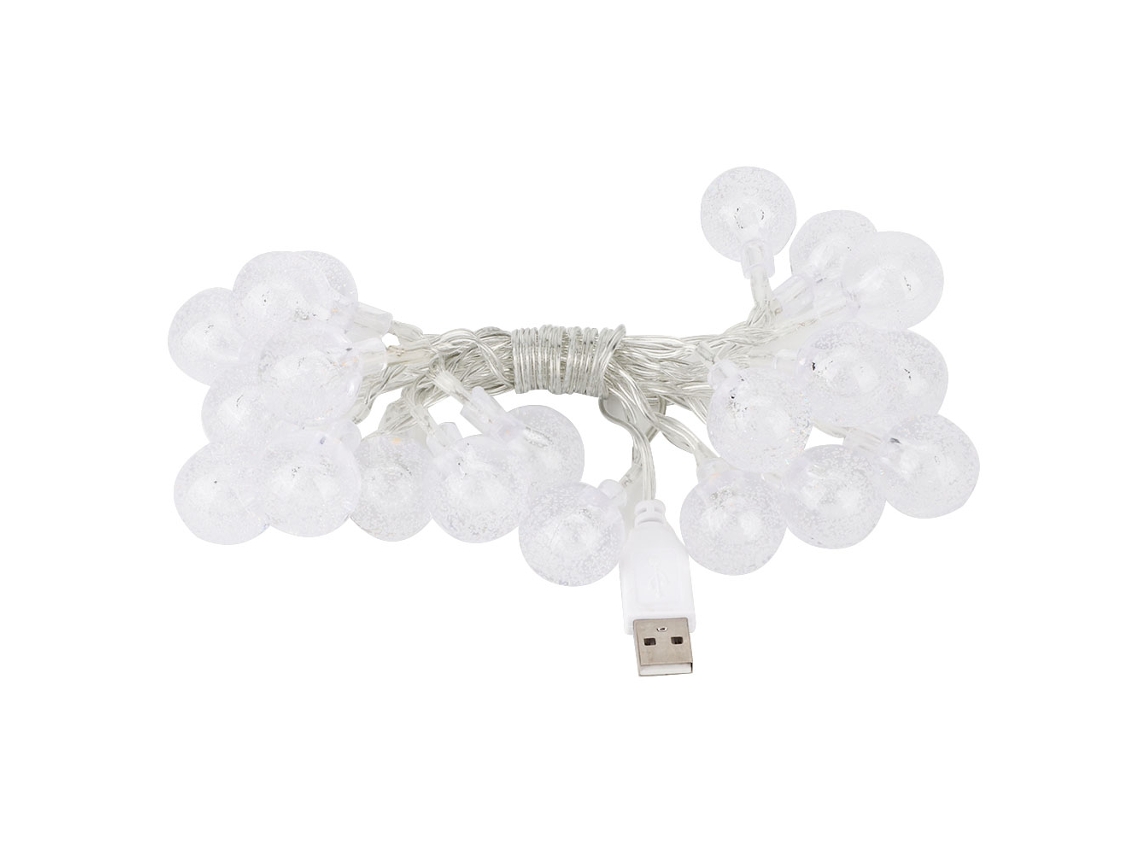 Laxiscreed Luzes Led Usb De 2m Com 20 Lâmpadas, Ideal Para Decoração De Casa, Festas E Natal