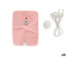 Saco de Água Quente Elétrico Mãos Cor de Rosa Plástico 380 W Veludo 12 Unidades