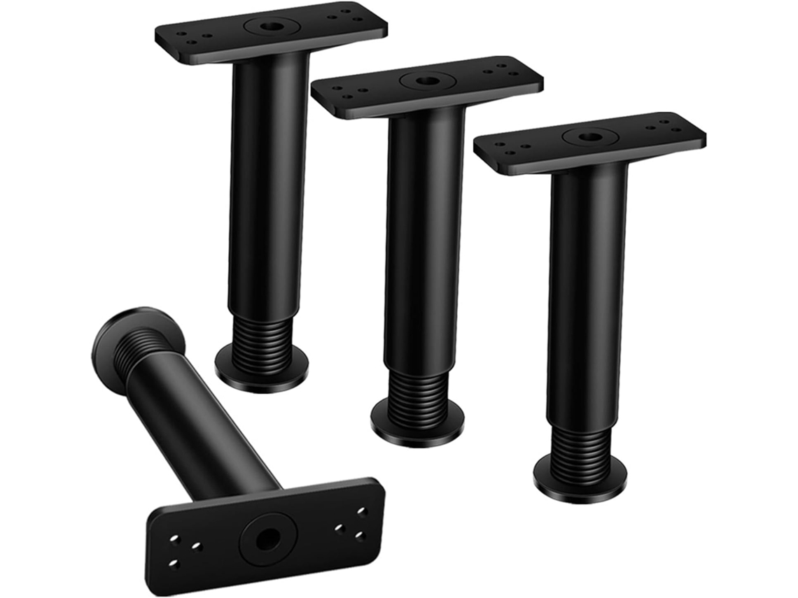 Pés Para Móveis, 25 Cm, Ajustáveis, Com Parafusos, Para Sofás, Armários, Móveis