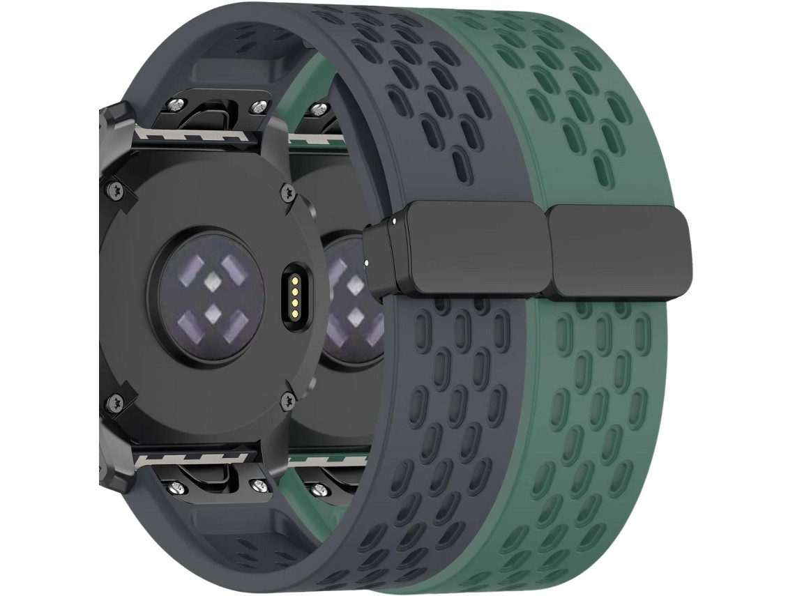 Pacote com 2 pulseiras ORYSIN Snapflow para Garmin Descent G1 Solar.