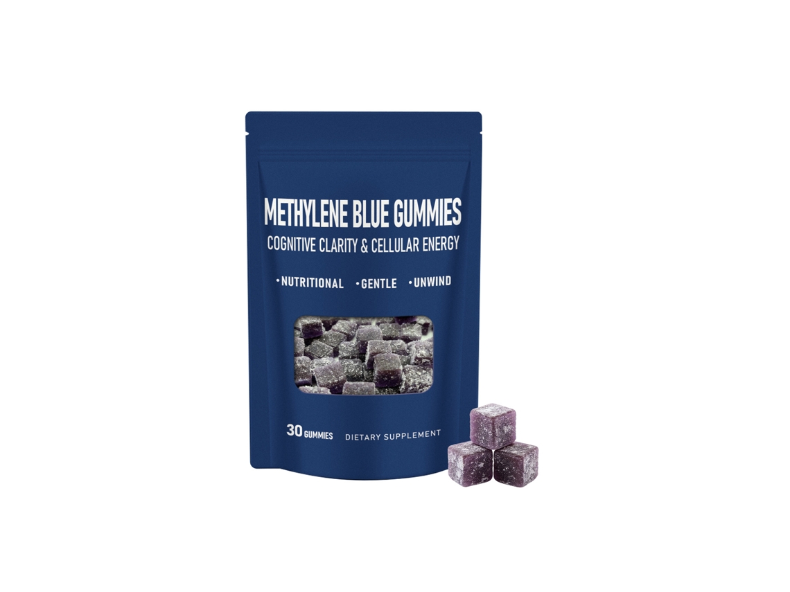 Gomas LAXISCREED Azul de Metileno, Suplemento Diário para Melhoria da Energia Corporal