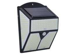 Lâmpada Solar Sensor 436 Led Parede Externa