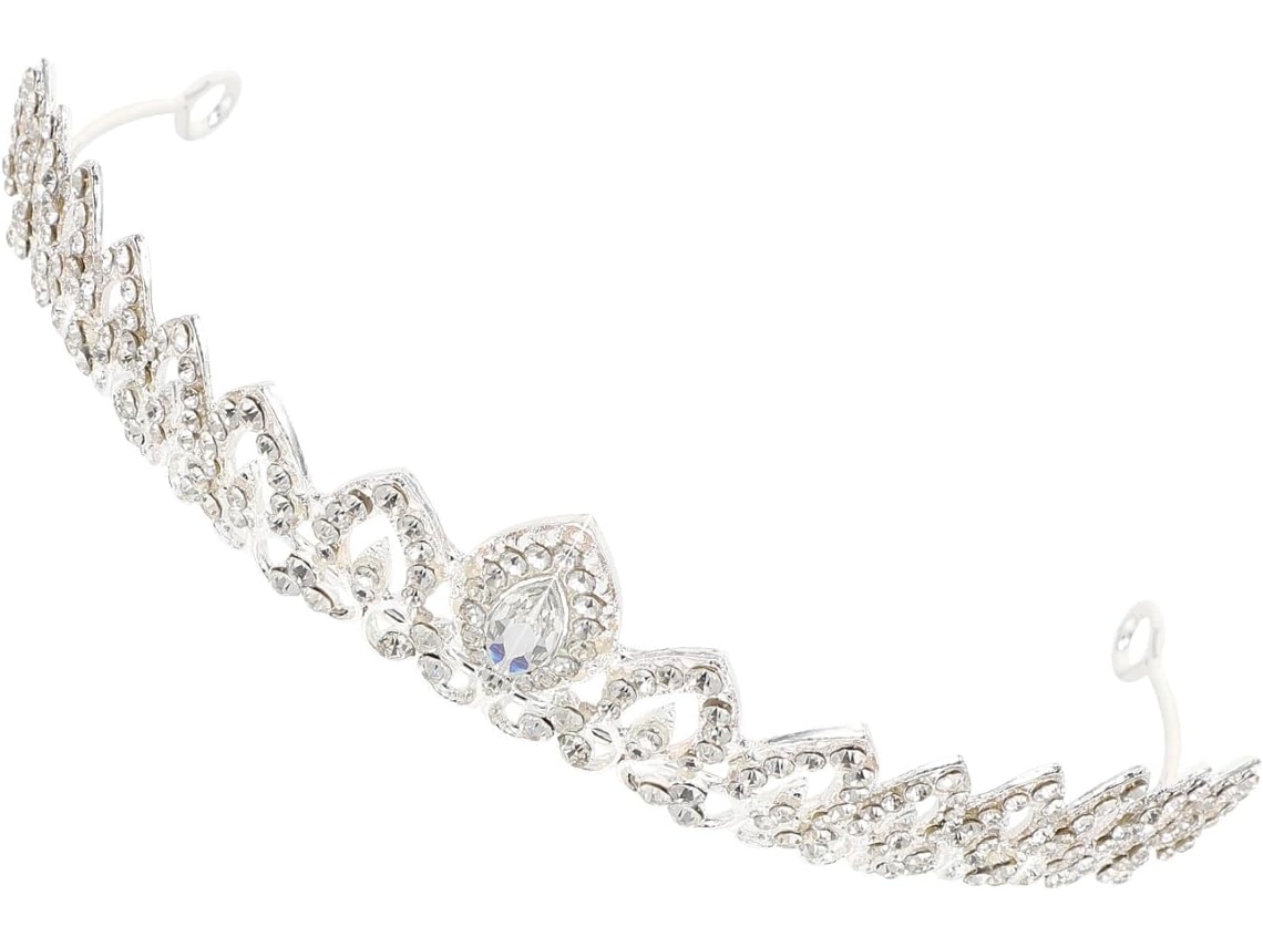 Tiara de casamento para celebrações e apresentações na Liga Prata.
