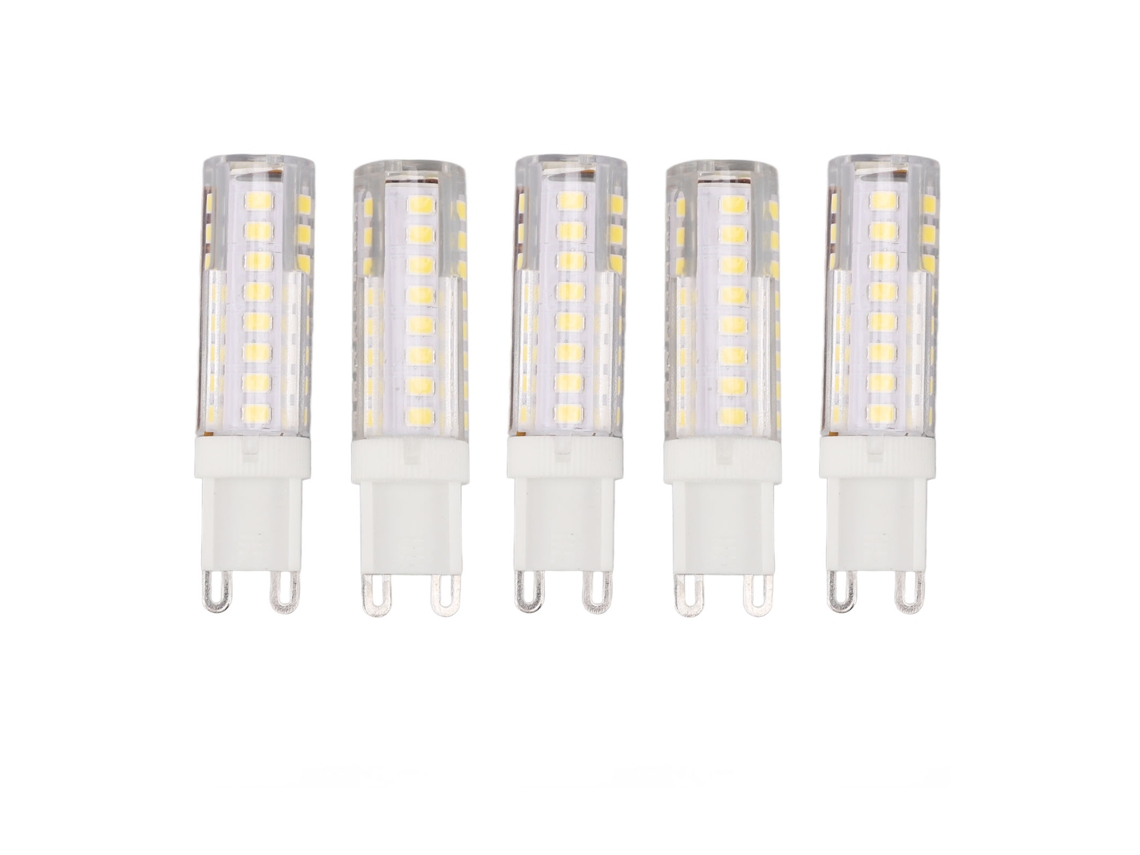 5pcs 7w Dimmable G9 Led Lâmpada Led Alto Brilho Fonte De Luz De Economia De Energia G9 Bi Pin Bulb