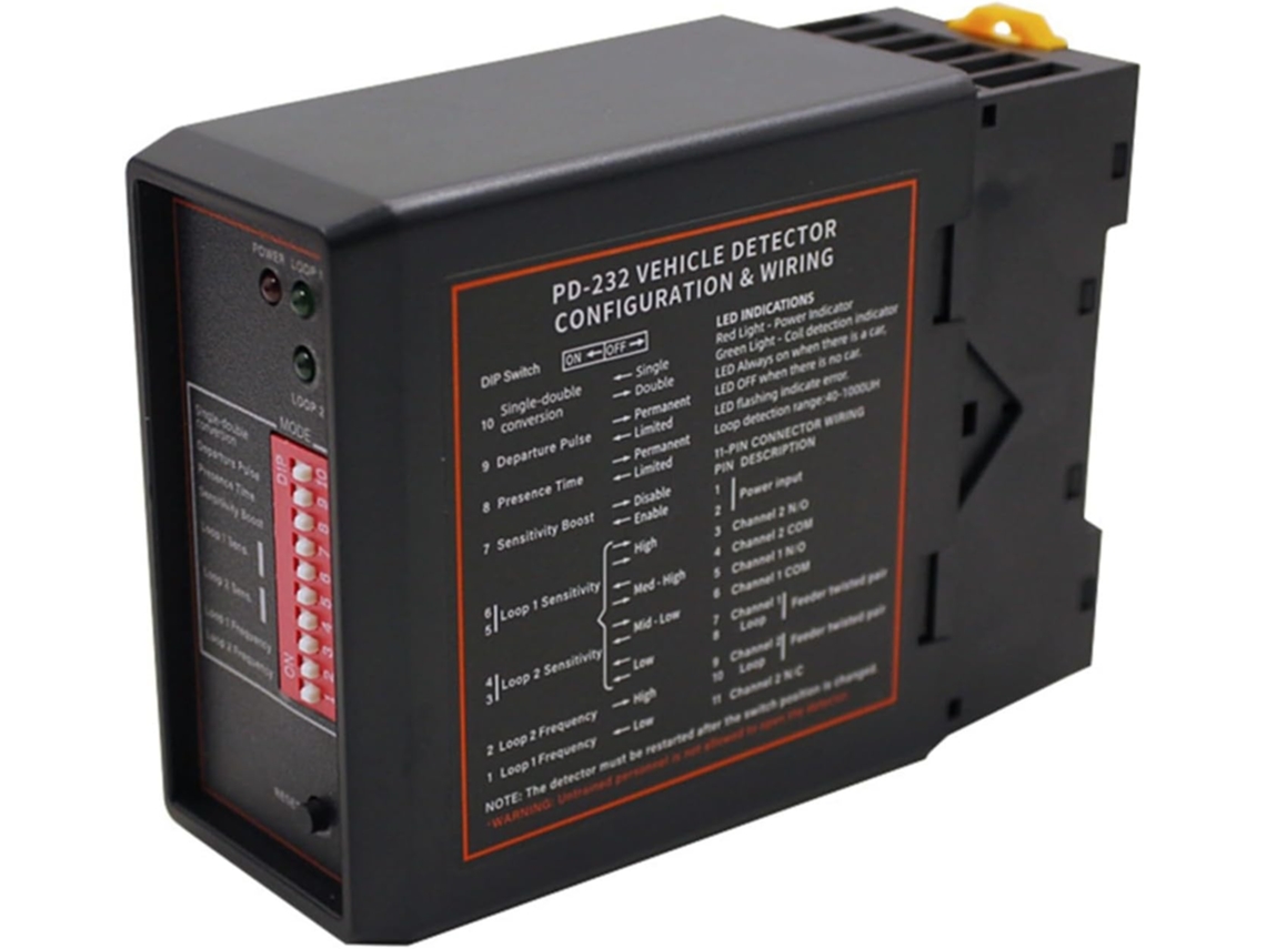 Detector de Canal Pd232 com Caixa em Abs e Operação Ac/dc SFUSHOS
