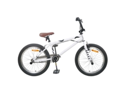 Vidaxl Bmx 20 Polegadas Para Maiores De 9 Anos Branco