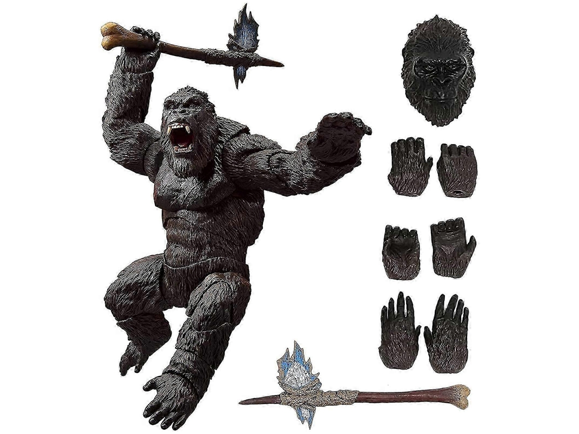Figura De Ação De Gorila King Kong 5 Polegadas Com Machado De Batalha, Modelo Colecionável