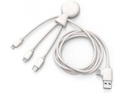 Cabo Multi Conector XOOPAR Ecológico Branco