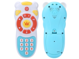 Primerox brinquedo Educativo Telefone Infantil com Música Luzes Coloridas para Bebês