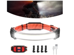 Tocha De Cabeça Farol Cob Yunzii 500 Lúmen Para Corrida Ciclismo Acampamento Pesca Caminhada Preto Yunzii
