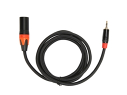 Aetheria cabo Adaptador 3.5mm para Xlr Macho Auxiliar 1.5m/4.9ft para Celular Laptop Mixer Alto falante