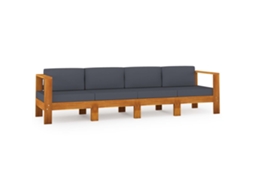 Garden Sofa, Garden Sofas Vidaxl Cinzeto Madeira De Acácia (n/a)