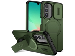 Capa Hibbent Protetora Magnética Para Samsung Galaxy A57 (verde)