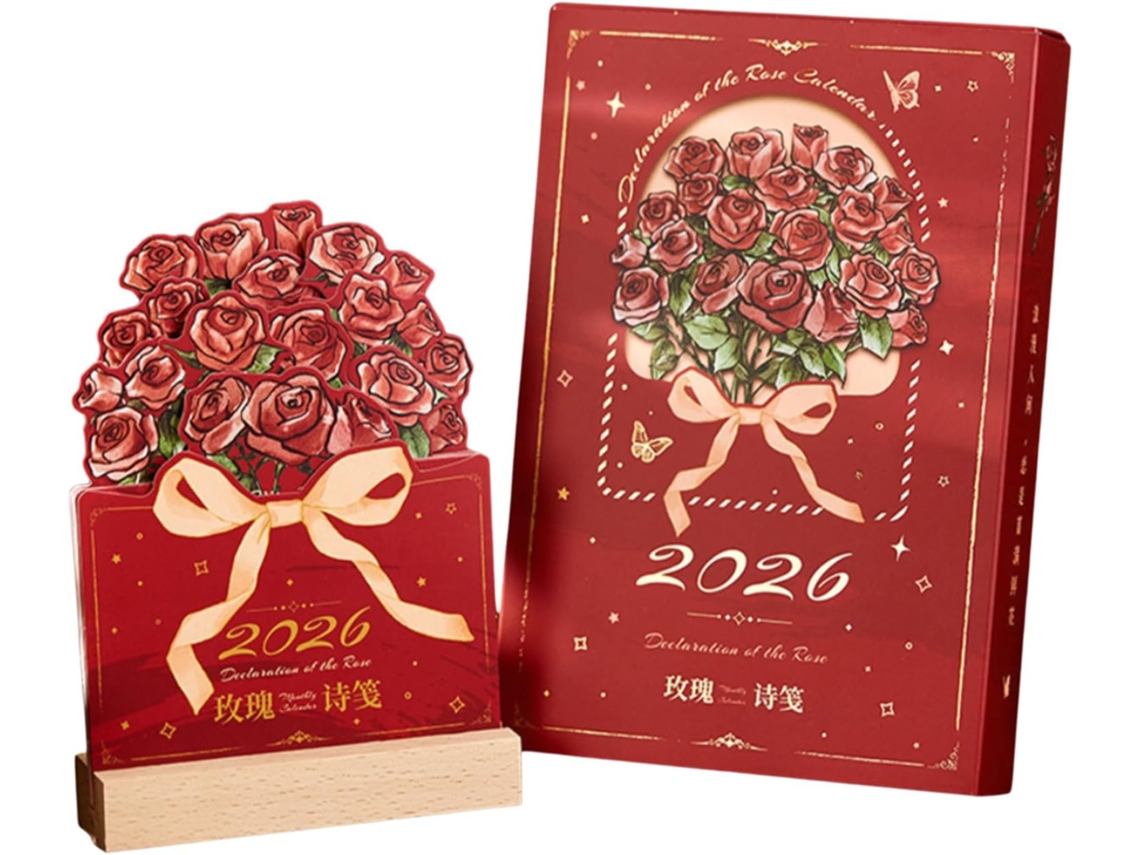 Calendário De Mesa 2026 – Mini Planejador Portátil, Organizador Diário