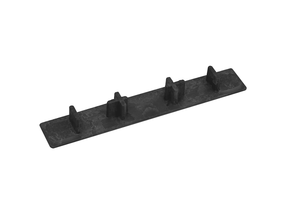 Tampas para extremidades de pavimento, 10 unidades, plástico branco, MAISON EXCLUSIVE