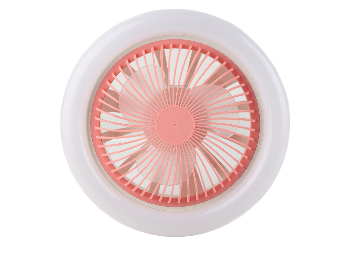 Laxiscreed Ventilador De Tecto Com Lâmpada E27 Silencioso E Regulável