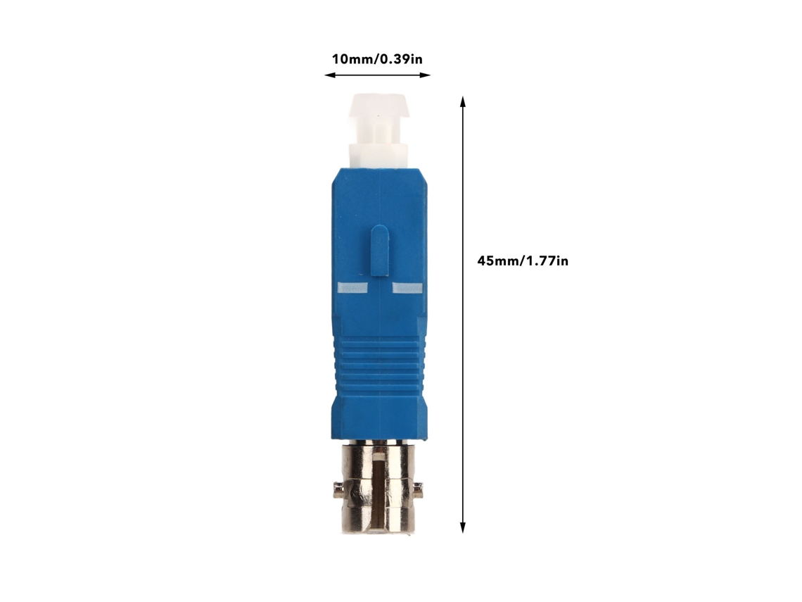 Adaptador Sc Macho Para St Fêmea 1310nm Para 1550nm Baixa Perda Conector Óptico De Fibra Monomodo