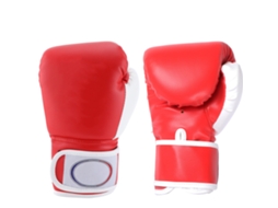 Business luvas de boxe para crianças meninos e meninas para treino e luta com saco de pancada vermelha S/MARCA