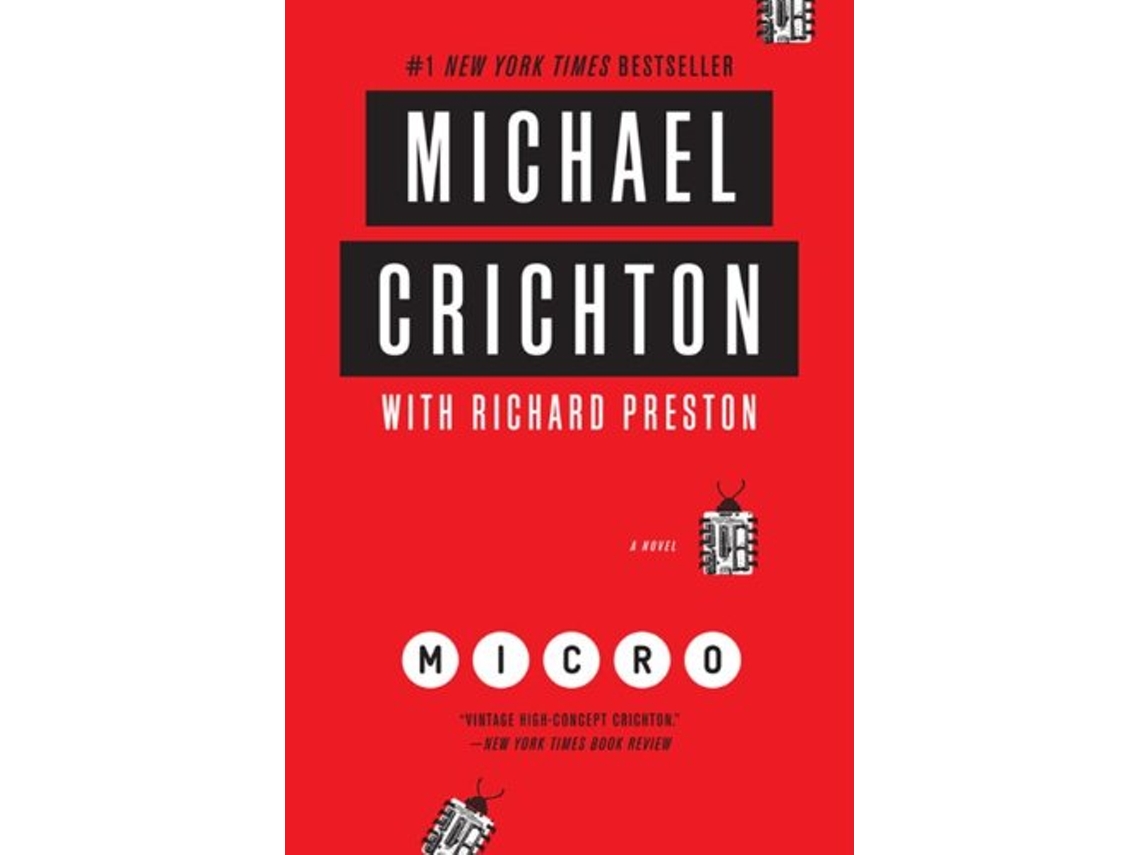Livro Micro de Michael Crichton e Richard Preston (Inglês)