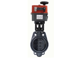 Valvula de PVC Mariposa com Acionamento Eletrico 220V com EPDM 90 HIDROTEN