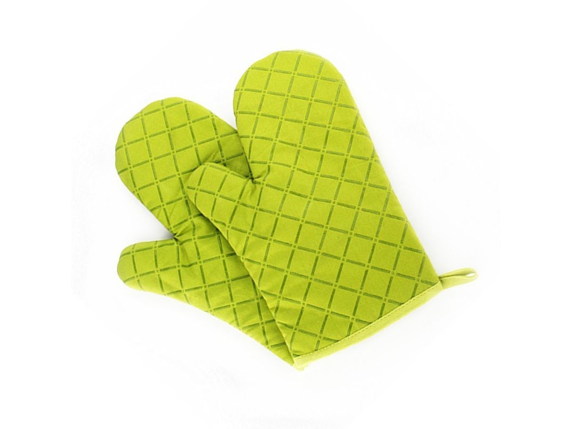 2026-luvas De Forno De Silicone Resistentes Ao Calor, Recheio De Algodão Reciclado, Flexíveis E Anti-derrapantes Para Cozinha (verde)