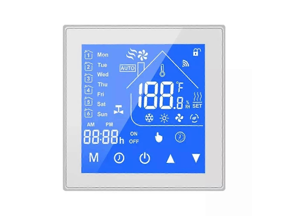 Termostato Inteligente Wifi Em Farenheit Para Aquecimento Elétrico Ou Caldeira A Gás Tuya