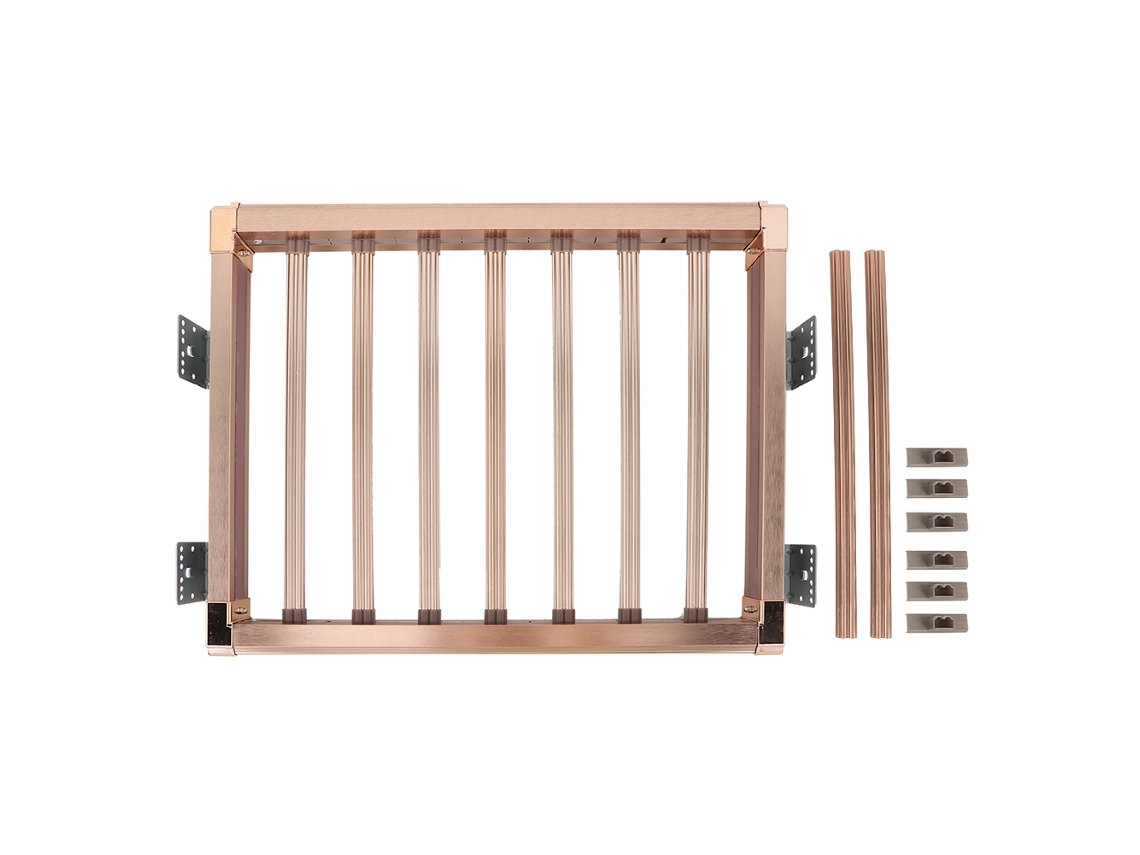 Cabide De Calças Retrátil Multifuncional Para Guarda-roupa (ouro Rosa Com Amortecimento, Reforçado Para Suporte De Carga Pesada)