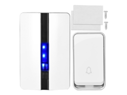 Campainha Sem Fio À Prova Dágua, Campainha Digital Com Som, Campainha De Porta, Ac 110 260v Brilvibera (ue)