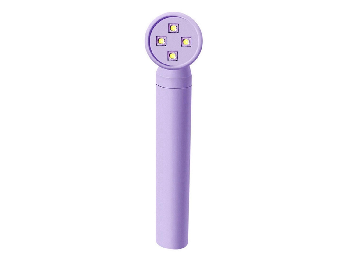 Lâmpada de Unha Portátil Recarregável 12w 4 Led 40s Timing Mini Gel Secagem Esmaltes Ferramentas Arte Unhas Uv Luz Secador GOKOCO