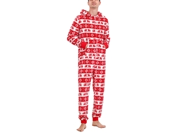 Conjunto De Pijamas De Natal Para Criança 4-5 Anos Da Laxiscreed Com Gola Turn-down E Manga Longa