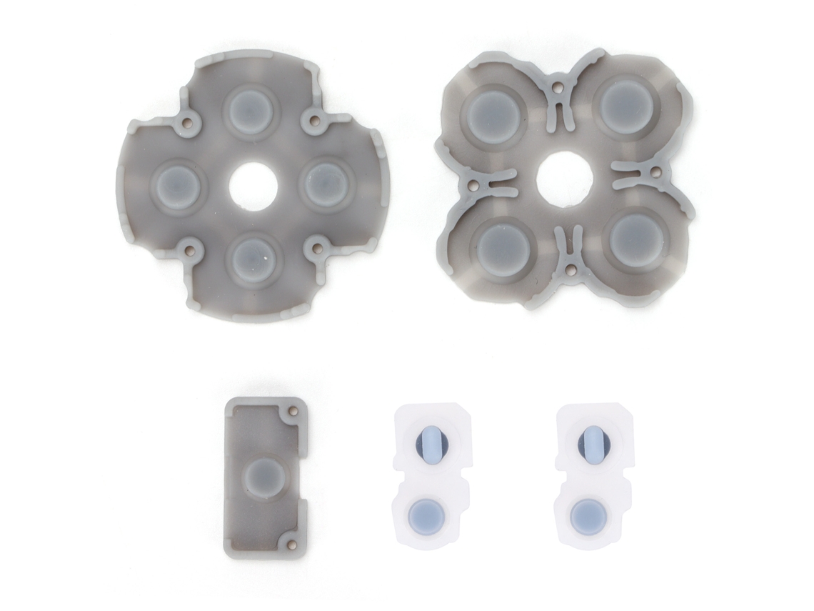 Pads de Borracha Condutora de Silicone para Reparo de Botões do Controle PS5 | S/MARCA