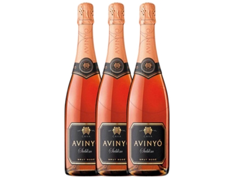 Espumante AVINYO CAVES Avinyo Caves Sublim Rose Pinot Preto Brut Cava Reserva (0.75 L - 3 unidades)