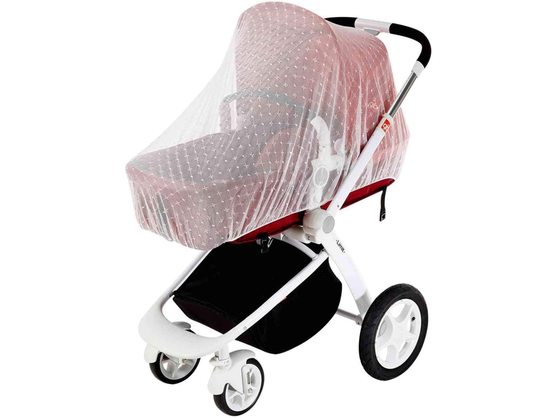 Mosquiteiro para Carrinho de Bebê, Conforto e Berço, Branco AQUAFORGE