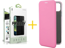 Capa e Película Apple  iPhone 11 SKYHE Flip Cover 0937 Rosa