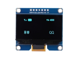 Módulo de Tela de 1,54 Polegadas 7pin Controlador Ssd1309 128x64 Interface Spi Azul