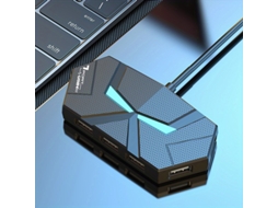 1 Hub Usb de 7 Portas com Iluminação Laptops Usb c Viagem STELASPLEN