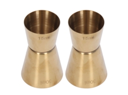 Medidor de Cocktail LAXISCREED Aço Inox Ouro 15/30ml
