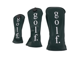 Capas Business de Cabeça de Ferro de Golfe em Couro PU Ajustáveis