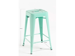 Banco Torix Baixo 65 Cm - Verde Hortelã