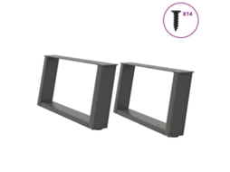 Coffee Table Leg, Coffee Table Legs Vidaxl Antracite Aço (70 X (30-31) Cm)